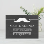 Blackboard Your Service als Trauzeuge Request Einladung (Stehend Vorderseite)
