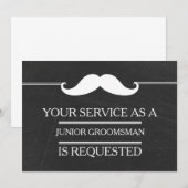 Blackboard Your Service als Trauzeuge Request Einladung (Vorne/Hinten)
