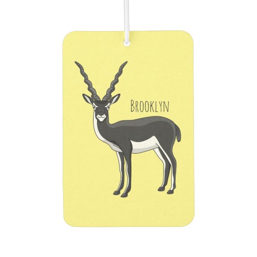Blackbuck-Antelope-Abbildung Autolufterfrischer (Vorderseite)