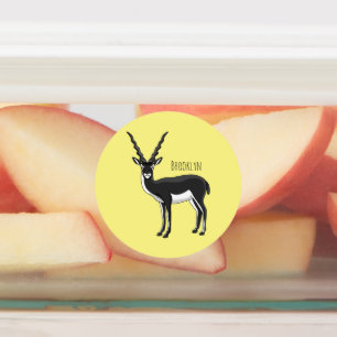 Blackbuck-Antelope-Abbildung Etiketten