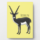 Blackbuck-Antelope-Abbildung Fotoplatte (Vorderseite)