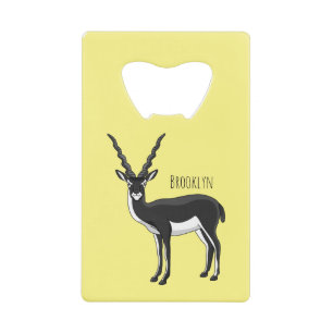 Blackbuck-Antelope-Abbildung Geldbeutel Flaschenöffner