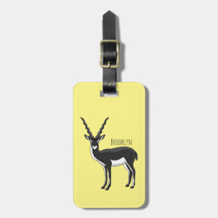 Blackbuck-Antelope-Abbildung Gepäckanhänger
