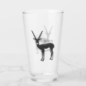 Blackbuck-Antelope-Abbildung Glas (Rückseite)