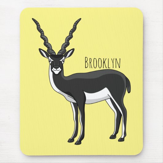 Blackbuck-Antelope-Abbildung Mousepad (Vorne)