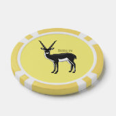 Blackbuck-Antelope-Abbildung Pokerchips (Einzeln)