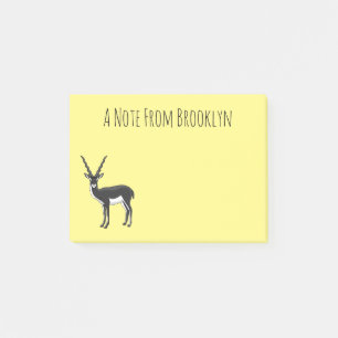 Blackbuck-Antelope-Abbildung Post-it Klebezettel