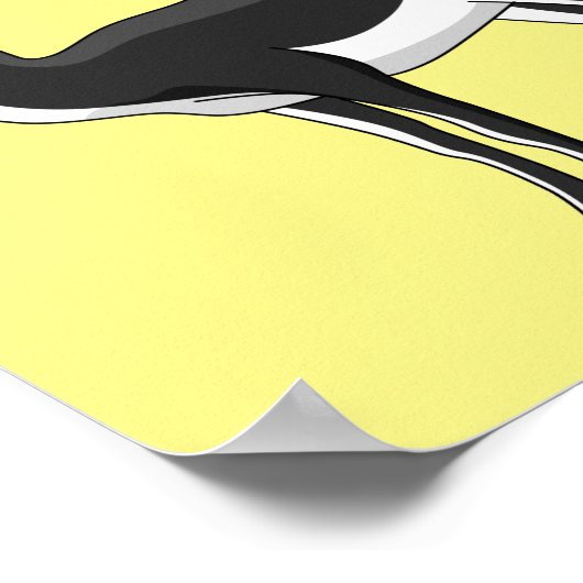 Blackbuck-Antelope-Abbildung Poster (Ecke)