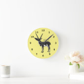 Blackbuck-Antelope-Abbildung Runde Wanduhr (Zuhause)