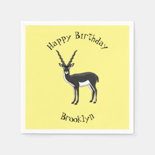 Blackbuck-Antelope-Abbildung Serviette