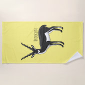 Blackbuck-Antelope-Abbildung Strandtuch (Vorderseite)