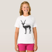 Blackbuck-Antelope-Abbildung T-Shirt (Vorne ganz)