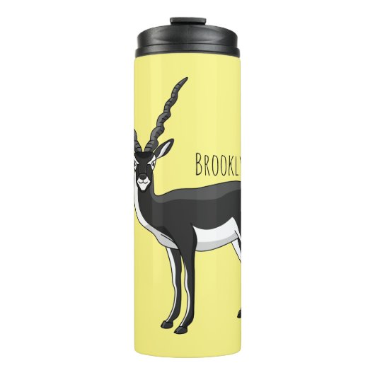 Blackbuck-Antelope-Abbildung Thermosbecher (Vorderseite)