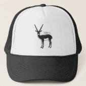 Blackbuck-Antelope-Abbildung Truckerkappe (Vorderseite)