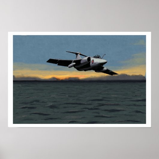 Blackburn Buccaneer Ark Royal 1970 Poster (Vorne)