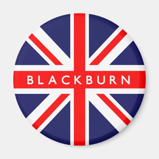 Blackburn UK Flag Magnet (Vorne)