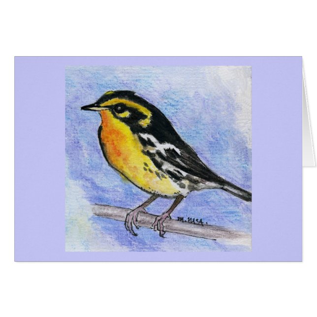 Blackburnian Trällerer (Vorderseite (Horizontal))