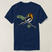 Blackburnian Warbler T-Shirt (Design vorne)