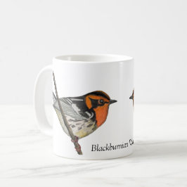 Blackburnian Warbler White Coffee Cup Kaffeetasse