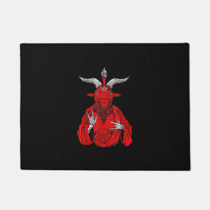 Blackcraft Antichrist Ziege Satan Baphomet Fußmatte