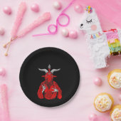 Blackcraft Antichrist Ziege Satan Baphomet Pappteller (Party)