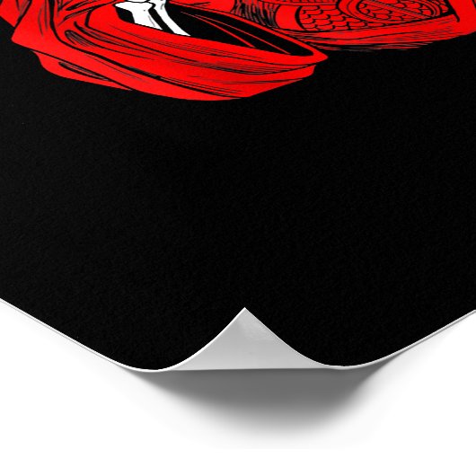 Blackcraft Antichrist Ziege Satan Baphomet Poster (Ecke)