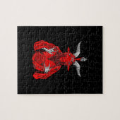 Blackcraft Antichrist Ziege Satan Baphomet Puzzle (Horizontal)