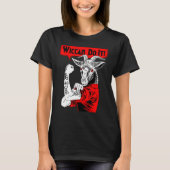Blackcraft Baphomet Wiccan Do It Satanic Feminist  T-Shirt (Vorderseite)