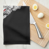 Blackcraft Cool Baphomet Black Goat Satan Geschenk Geschirrtuch (Viertel Falte)