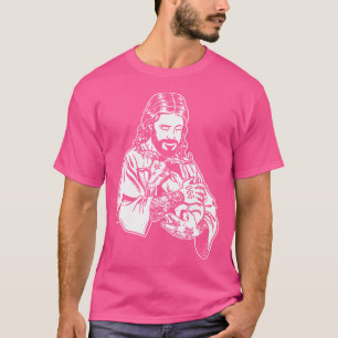 Blackcraft Jesus Lieben Satan Baphomet Ziege Athei T-Shirt