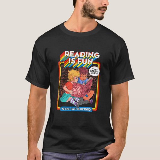 Blackcraft Witchcraft Necronomicon Beginner Readin T-Shirt (Vorderseite)