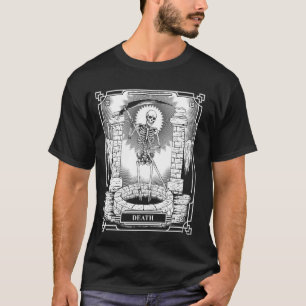 Blackcraft Witchy Skeleton Tod des grausamen Sense T-Shirt