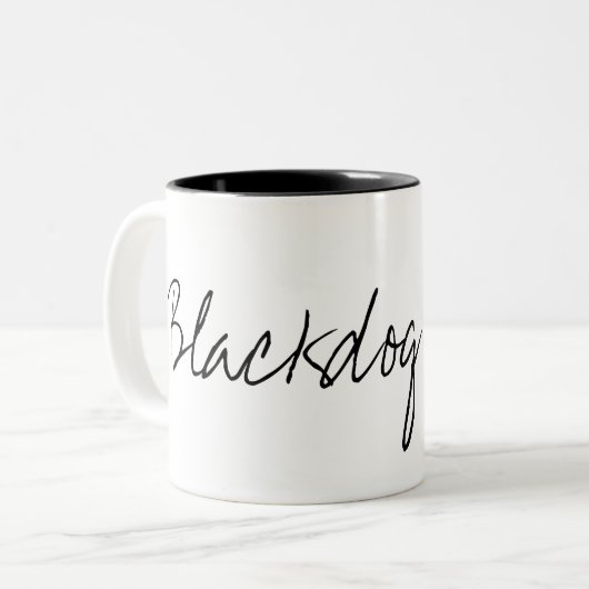 Blackdog Tasse (Vorderseite Links)