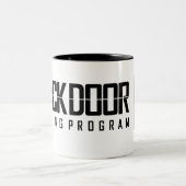 Blackdoor Trainingskurs-Tasse Zweifarbige Tasse (Mittel)