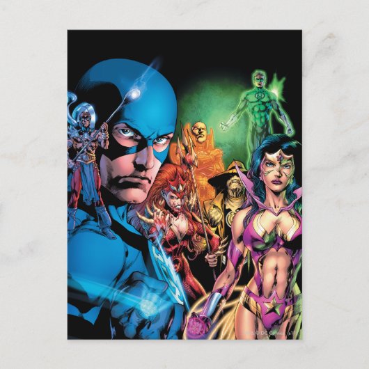 Blackest Night Comic Panel 2 - Farbe Postkarte (Vorderseite)
