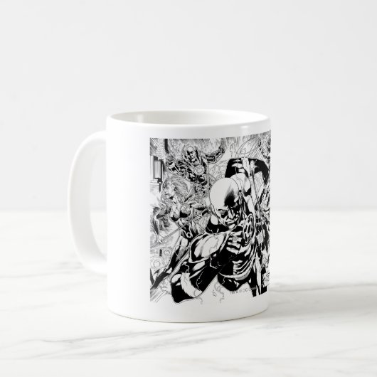 Blackest Night Comic Panel Kaffeetasse (Vorderseite Links)