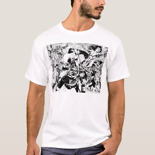 Blackest Night Comic Panel T-Shirt (Vorderseite)