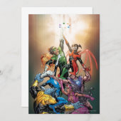 Blackest Night Cover Einladung (Vorne/Hinten)