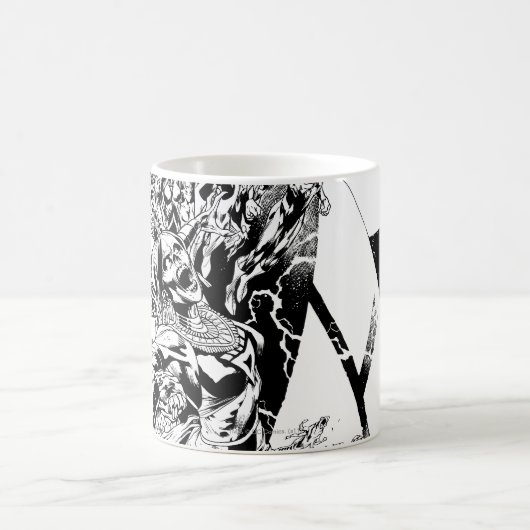 Blackest Night Group und Mond 2 Kaffeetasse (Mittel)