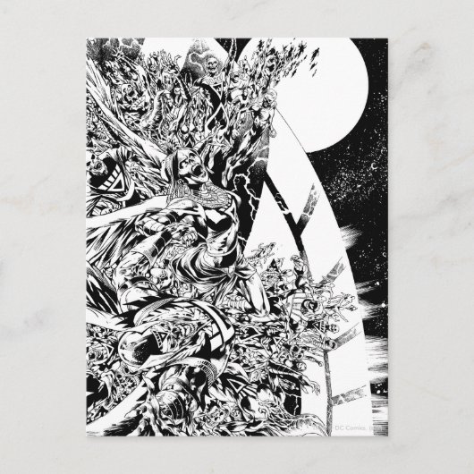 Blackest Night Group und Mond 2 Postkarte (Vorderseite)