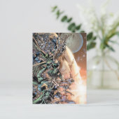 Blackest Night Group und Mond Postkarte (Stehend Vorderseite)