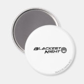Blackest Night Logo Magnet (Vorderseite/Rückseite)