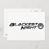 Blackest Night Logo Postkarte (Vorne/Hinten)