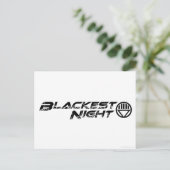 Blackest Night Logo Postkarte (Stehend Vorderseite)