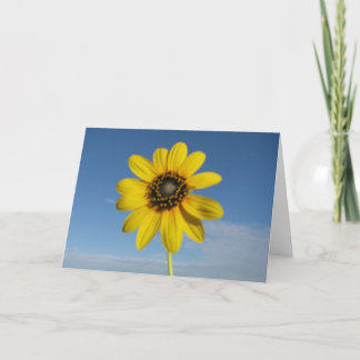 Blackeyed Susan Card (Vertikal) Karte