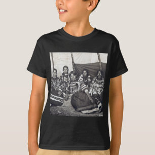 Blackfeet Indian Damen Vintage Stereoview T-Shirt