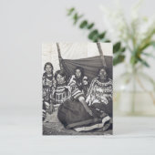 Blackfeet Indian Ladys Vintag Stereoview Postkarte (Stehend Vorderseite)