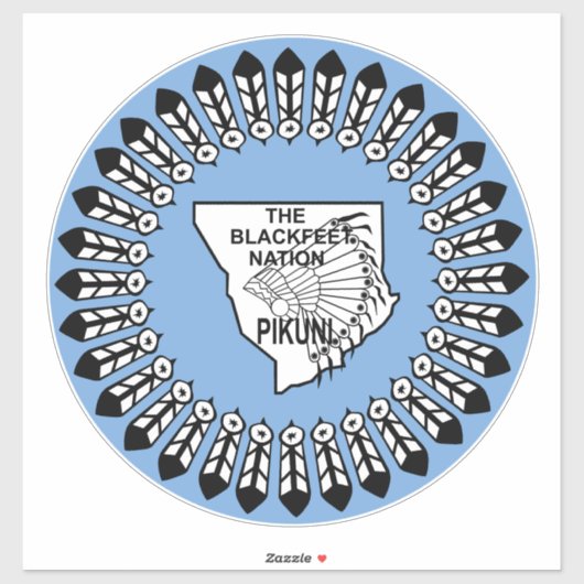 Blackfeet Nation Aufkleber (Blatt)