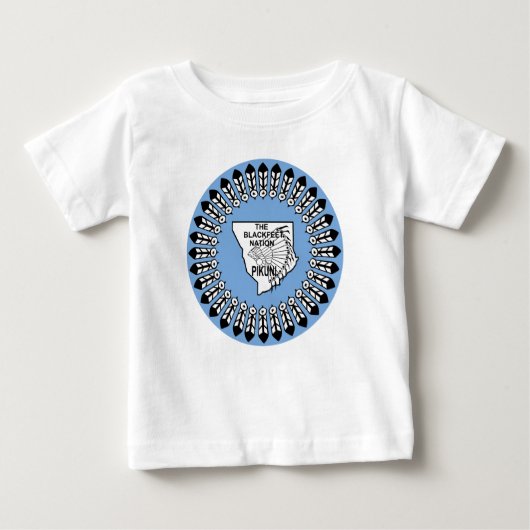 Blackfeet Nation Baby T-shirt (Vorderseite)