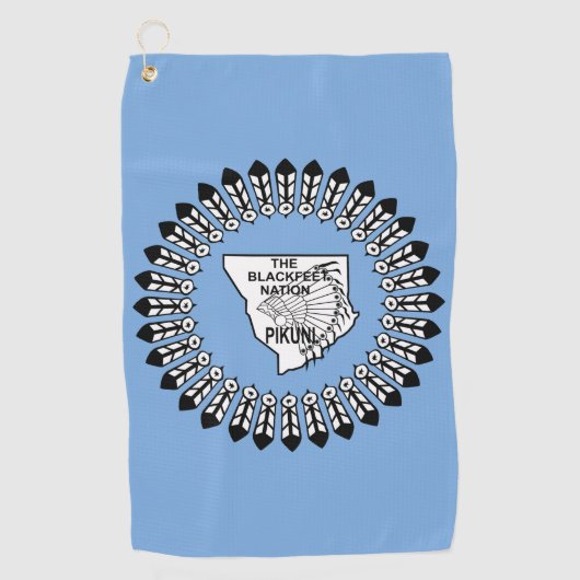Blackfeet Nation Golfhandtuch (Vorderseite)
